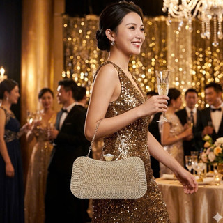 Túi Đầm Đeo Vai Hàng Cao Cấp Túi Đựng Vừa Điện THoại Lớn Thích Hợp Mang Đi Tiệc Đi Chơi Làm Quà Tặng Cao Cấp