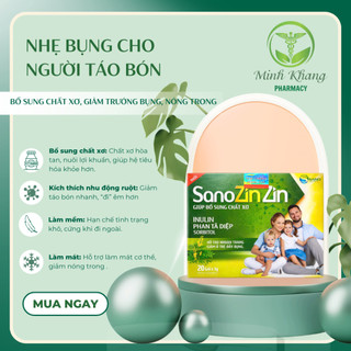 SANO ZIN ZIN - Giúp cải thiện táo bón, bổ sung chất xơ, hệ tiêu hóa khỏe hơn.