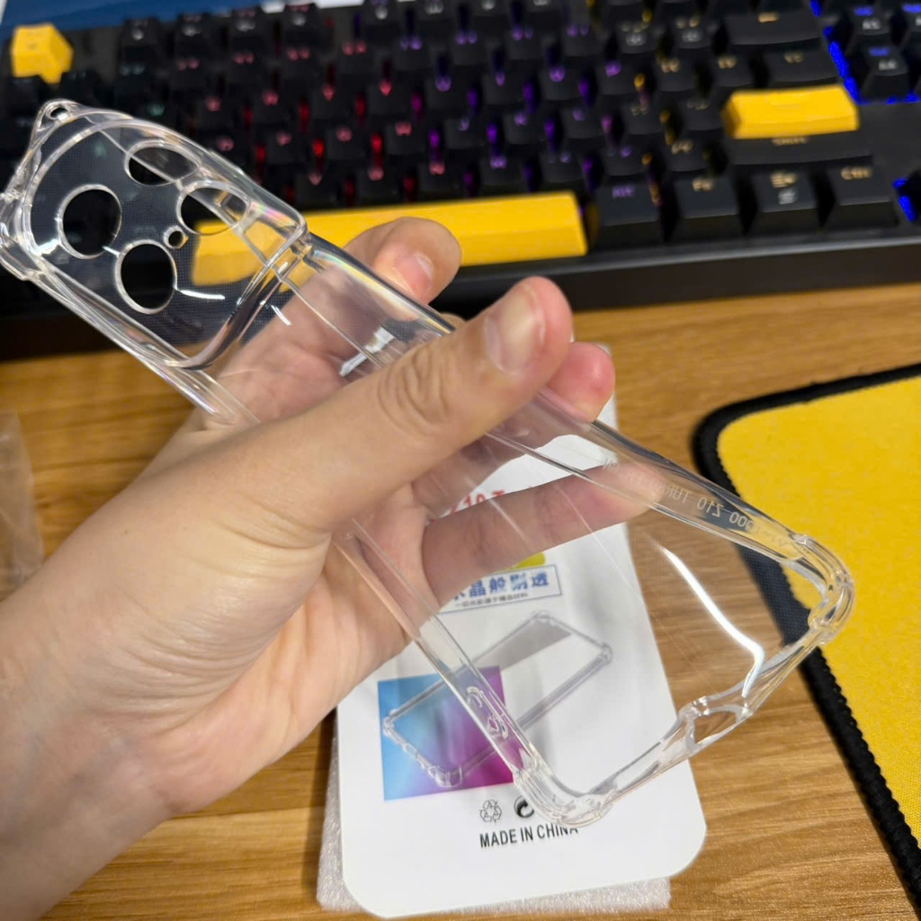 Ốp lưng Vivo iQoo z10 turbo pro, z10 turbo silicon dẻo trong suốt bảo vệ camera điện thoại bibi
