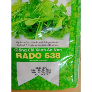 CẢI XANH ĂN NON RD 638 - Nhanh ăn, giòn, ngon ( gói 20gr)