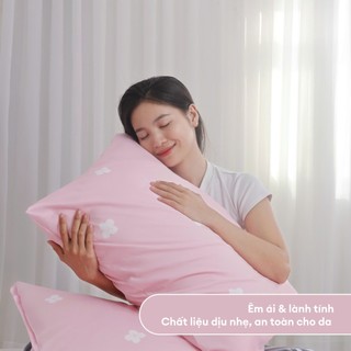 [Giá Sốc] Bộ Drap NIN House Jun 160x200+20cm & 180x200+30cm | Microfiber Mềm Mịn, Thoáng Khí bộ 3 món