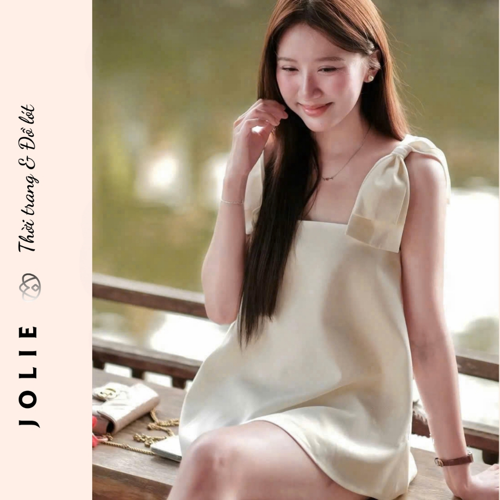 Set Áo Hai Dây Dáng Babydoll Phối Quần Short JOLIE – Đồ Bộ Đi Chơi, Đi Biển Siêu Xinh
