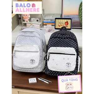 BaLo (XINHXINH) [ORDER] Balo Nữ Họa Tiết Ngôi Sao Nhiều Ngăn Chống Nước BL370