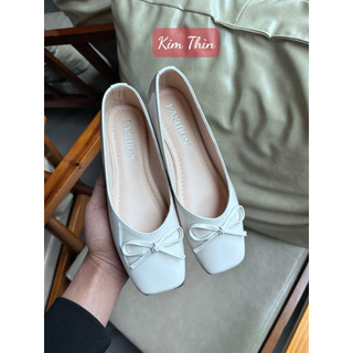 Giày bệt nơ vuông basic – êm chân, dễ phối đồ 💕