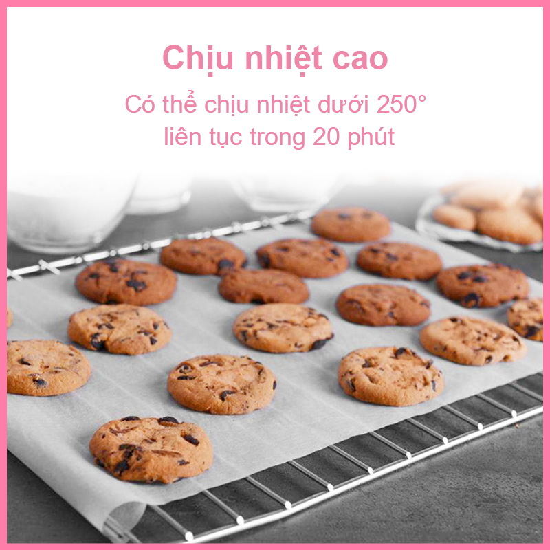 Giấy nấu chín 5m MyJae, giấy nến lót nồi chiên không dầu, giấy nến nướng bánh cuộn