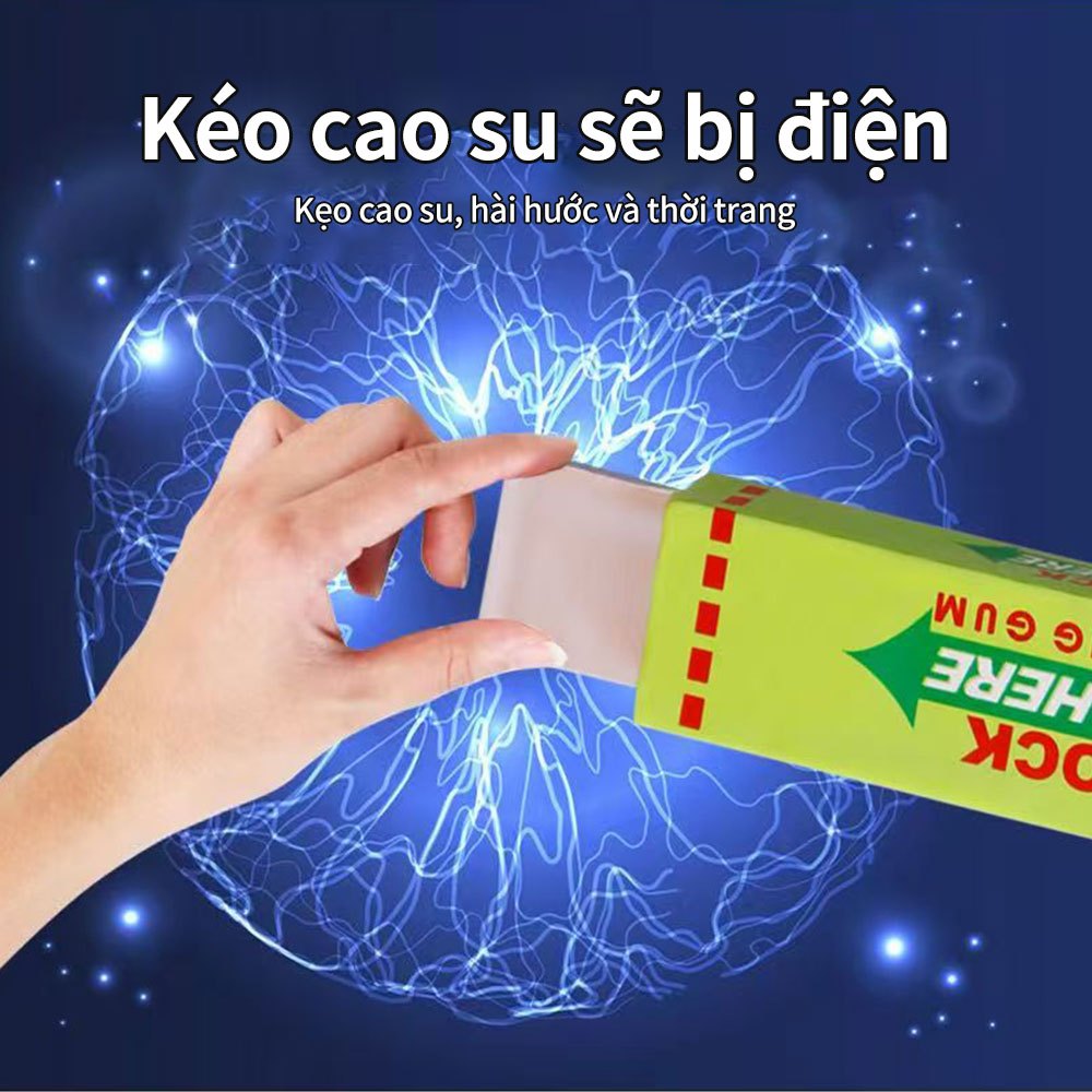 Điện sốc Joke nhai kẹo cao su sốc đồ chơi quà tặng Gadget đùa thủ thuật Gag buồn cười màu ngẫu nhiên