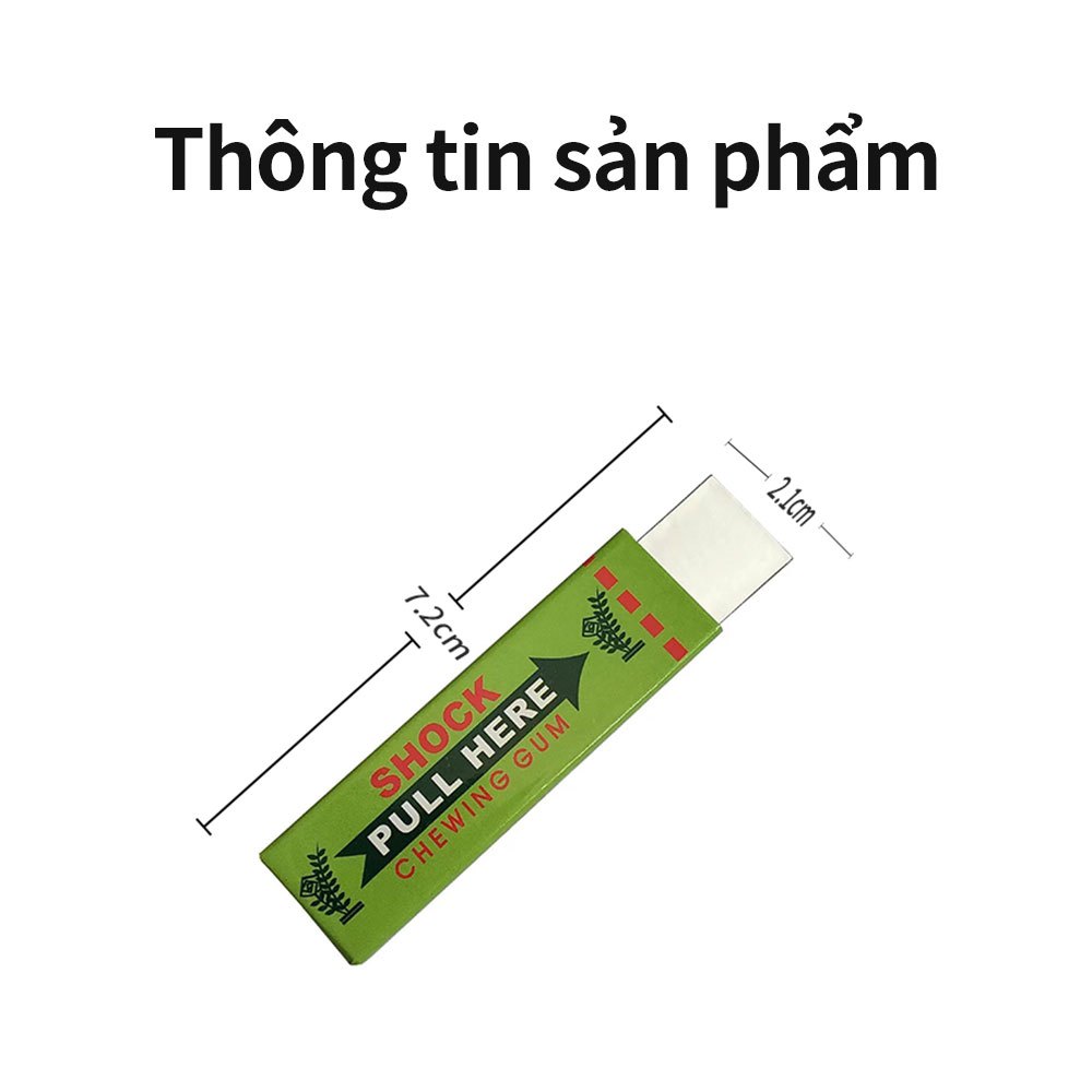 Điện sốc Joke nhai kẹo cao su sốc đồ chơi quà tặng Gadget đùa thủ thuật Gag buồn cười màu ngẫu nhiên