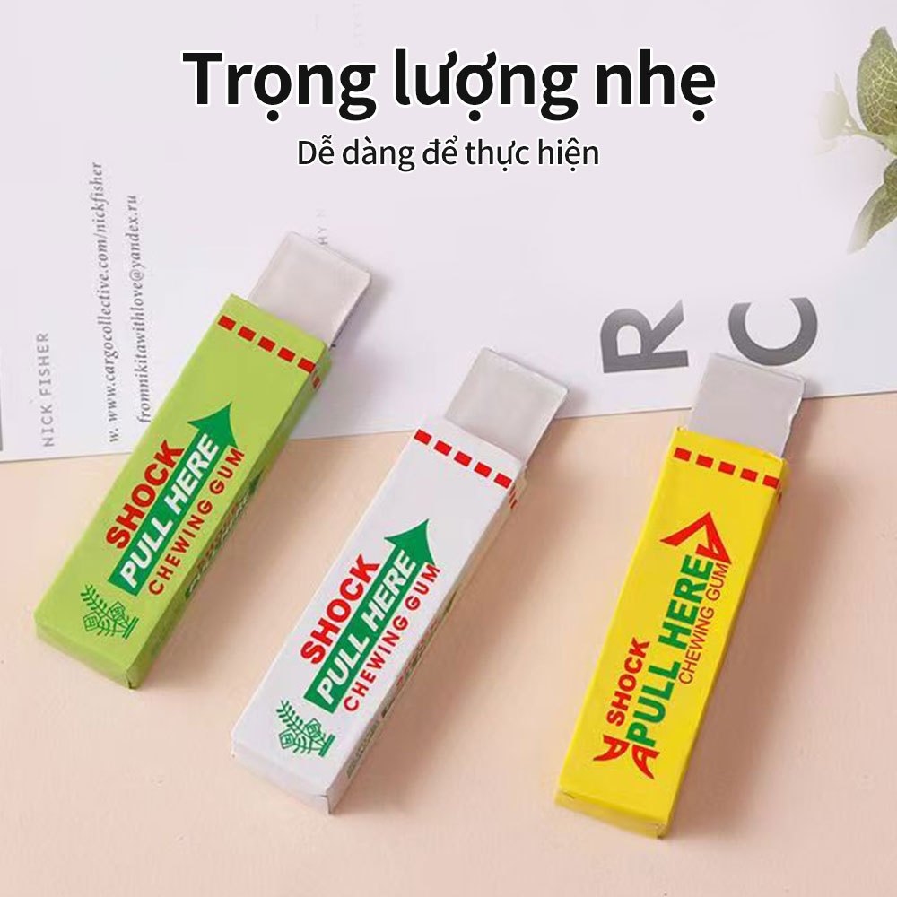 Điện sốc Joke nhai kẹo cao su sốc đồ chơi quà tặng Gadget đùa thủ thuật Gag buồn cười màu ngẫu nhiên