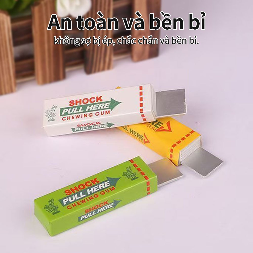 Điện sốc Joke nhai kẹo cao su sốc đồ chơi quà tặng Gadget đùa thủ thuật Gag buồn cười màu ngẫu nhiên