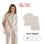 Ullala Pajamas Basic Magyal Bộ ngủ mặc nhà nữ ngắn tay Size M, L