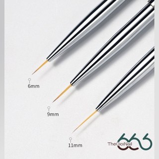 Set 3 Cọ Vẽ Nail Nét Mảnh Cao Cấp – Cọ Line Siêu Nhỏ, Cọ Mảnh Lông Sợi Mịn Đàn Hồi, Vẽ Hoa Văn Chính Xác Cọ Nét Nail666