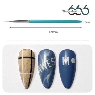 Set 3 Cọ Vẽ Nail Nét Mảnh Cao Cấp – Cọ Line Siêu Nhỏ, Cọ Mảnh Lông Sợi Mịn Đàn Hồi, Vẽ Hoa Văn Chính Xác Cọ Nét Nail666