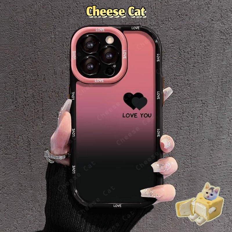 Ốp điện thoại hình mặt cười chuyển màu tím gradient cho iPhone 14 13 12 11 15 16 17 Pro Max/Plus/Air Xs Max XR 7 Plus