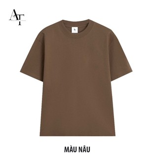 Áo Phông Trơn Nam Cổ Tròn HS HOÀNG SỰ GROUP Chất Vải Cotton Hai Chiều Thoáng Mát Co Giãn Nhẹ  AT01