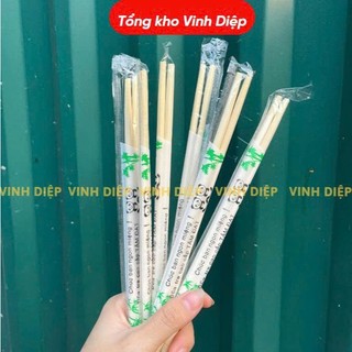 100 đôi đũa Gấu trúc dùng 1 lần có bọc hàng đẹp