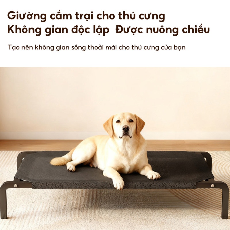 Võng cho thú cưng cỡ lớn, giường cho chó có thể giặt được, giường cho chó chống ẩm.