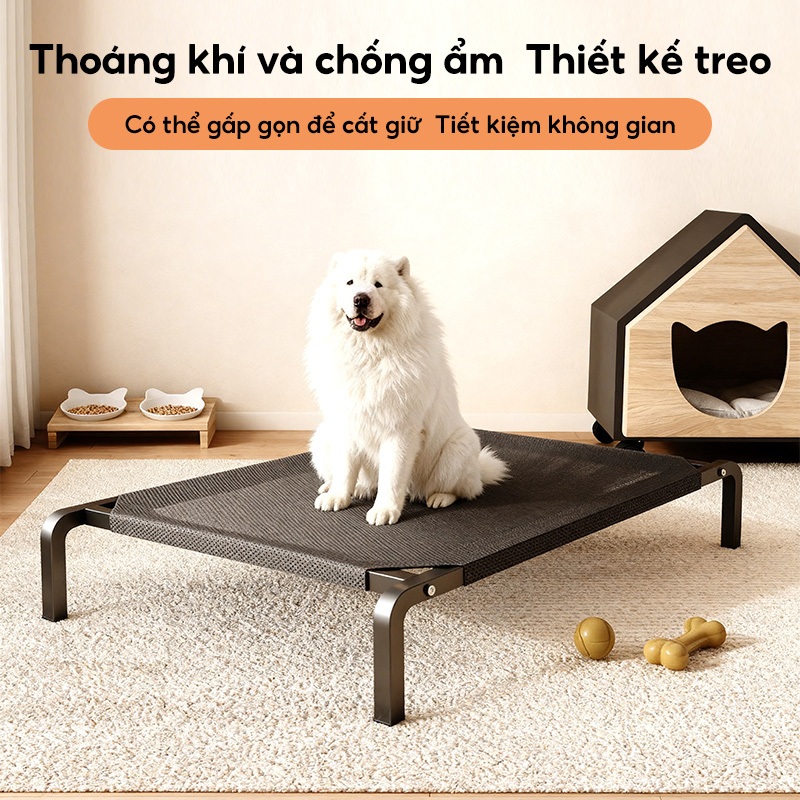 Võng cho thú cưng cỡ lớn, giường cho chó có thể giặt được, giường cho chó chống ẩm.