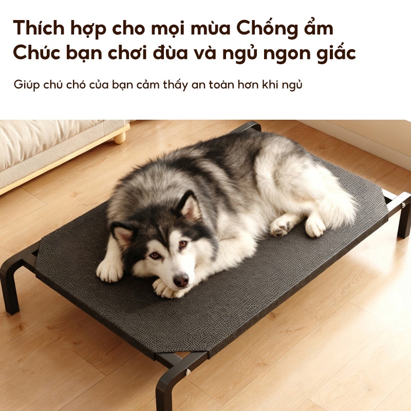 Võng cho thú cưng cỡ lớn, giường cho chó có thể giặt được, giường cho chó chống ẩm.