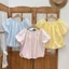 Áo Sơ Mi Nữ Cổ Tròn Tay Phồng Hari Dáng Bí Bubble Top Dễ Thương Tôn Dáng Form Rộng Phong Cách Hàn Quốc 1675 P4