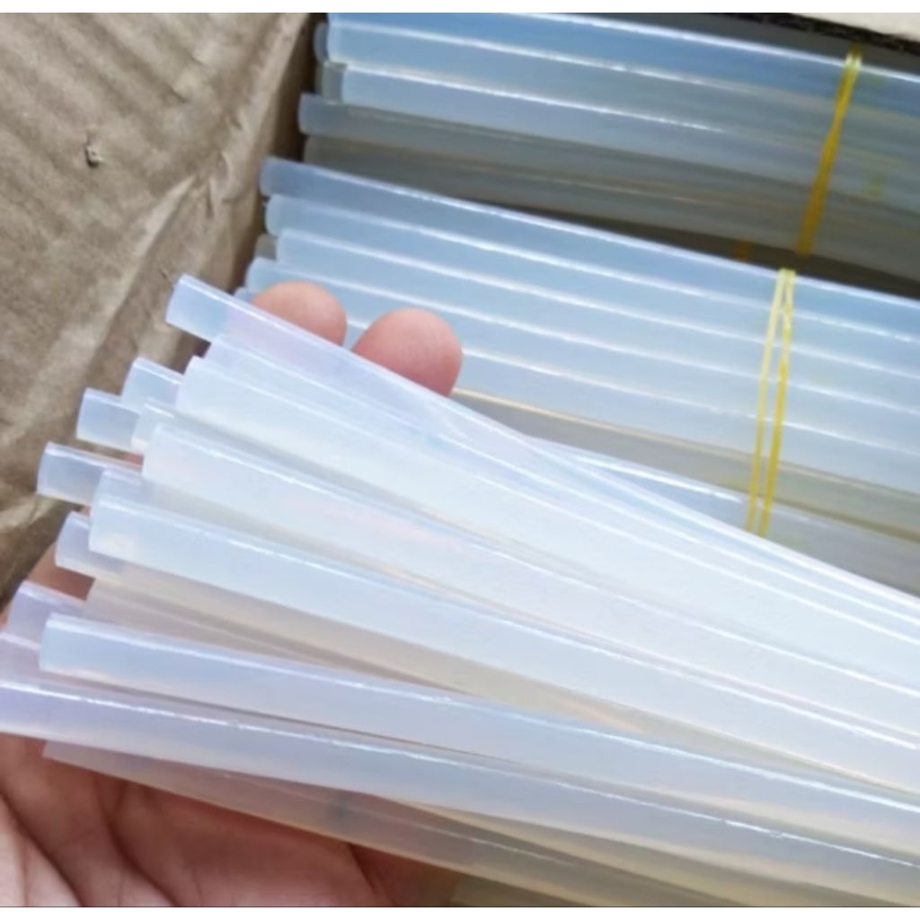 Keo nến, keo silicon, keo nến nhỏ, 5/10/20 cây, keo trong dính tốt dày 7mm