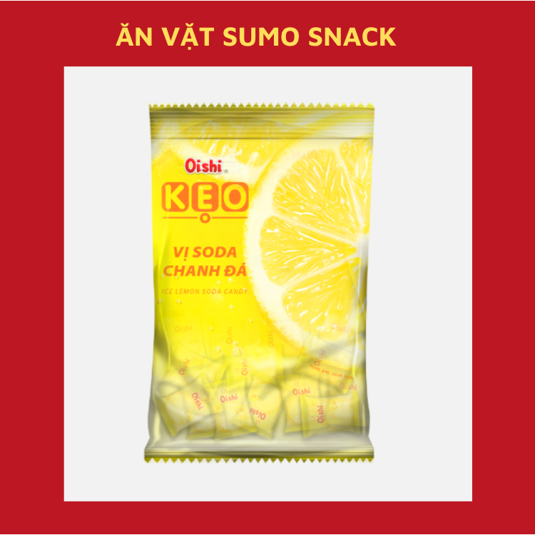 Kẹo Oishi Soda vị Chanh Đá 75g-Ăn Vặt Sumo Snack | Shopee Việt Nam