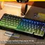 Keycap xuyên led vân Topographic 4.0 gradient nhựa pbt FULL SIZE nút cho bàn phím cơ