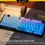 Keycap xuyên led vân Topographic 4.0 gradient nhựa pbt FULL SIZE nút cho bàn phím cơ