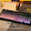 Keycap xuyên led vân Topographic 4.0 gradient nhựa pbt FULL SIZE nút cho bàn phím cơ