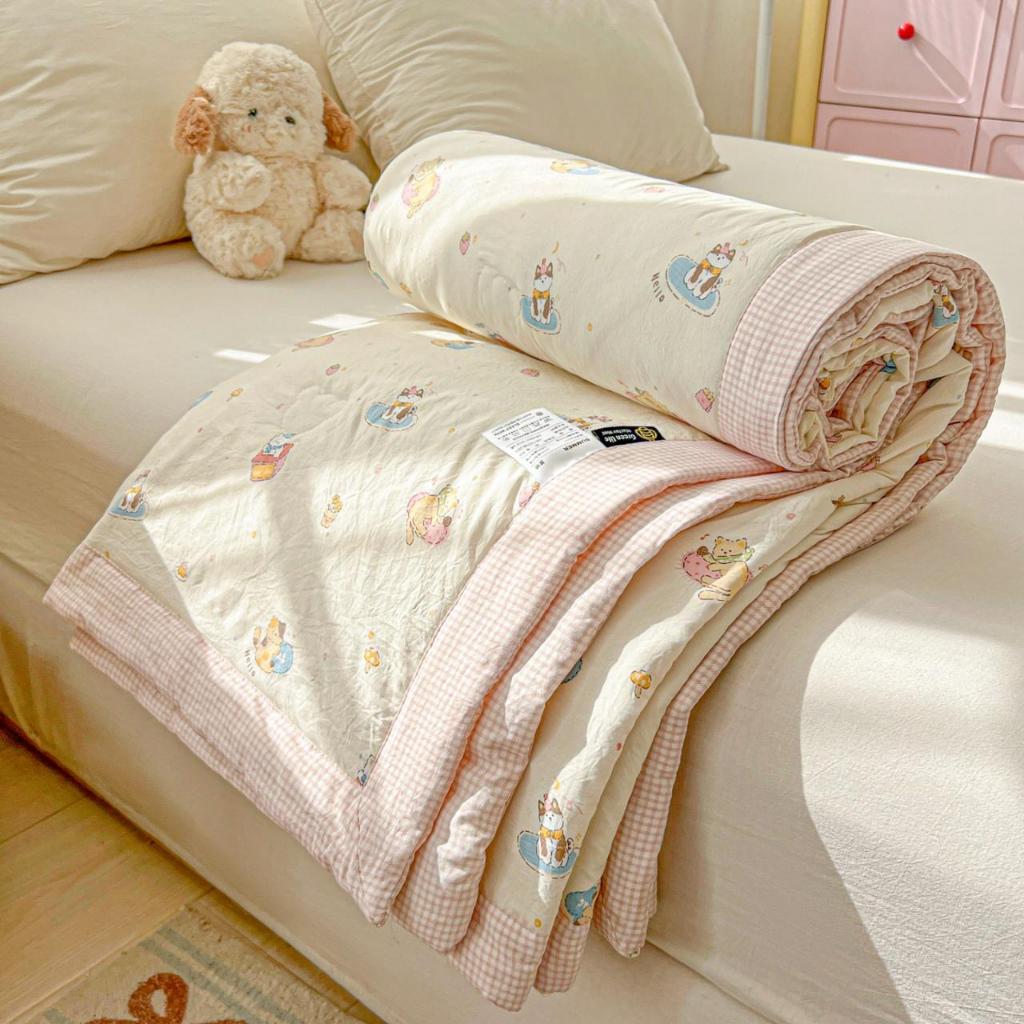 Chăn Hè Cotton VERMOUTH Dệt 2026 Họa Tiết Zebra – Chăn Mát Nhẹ Thoáng Khí, Thấm Hút Tốt, Không Bí Lưng, Dùng Điều Hòa