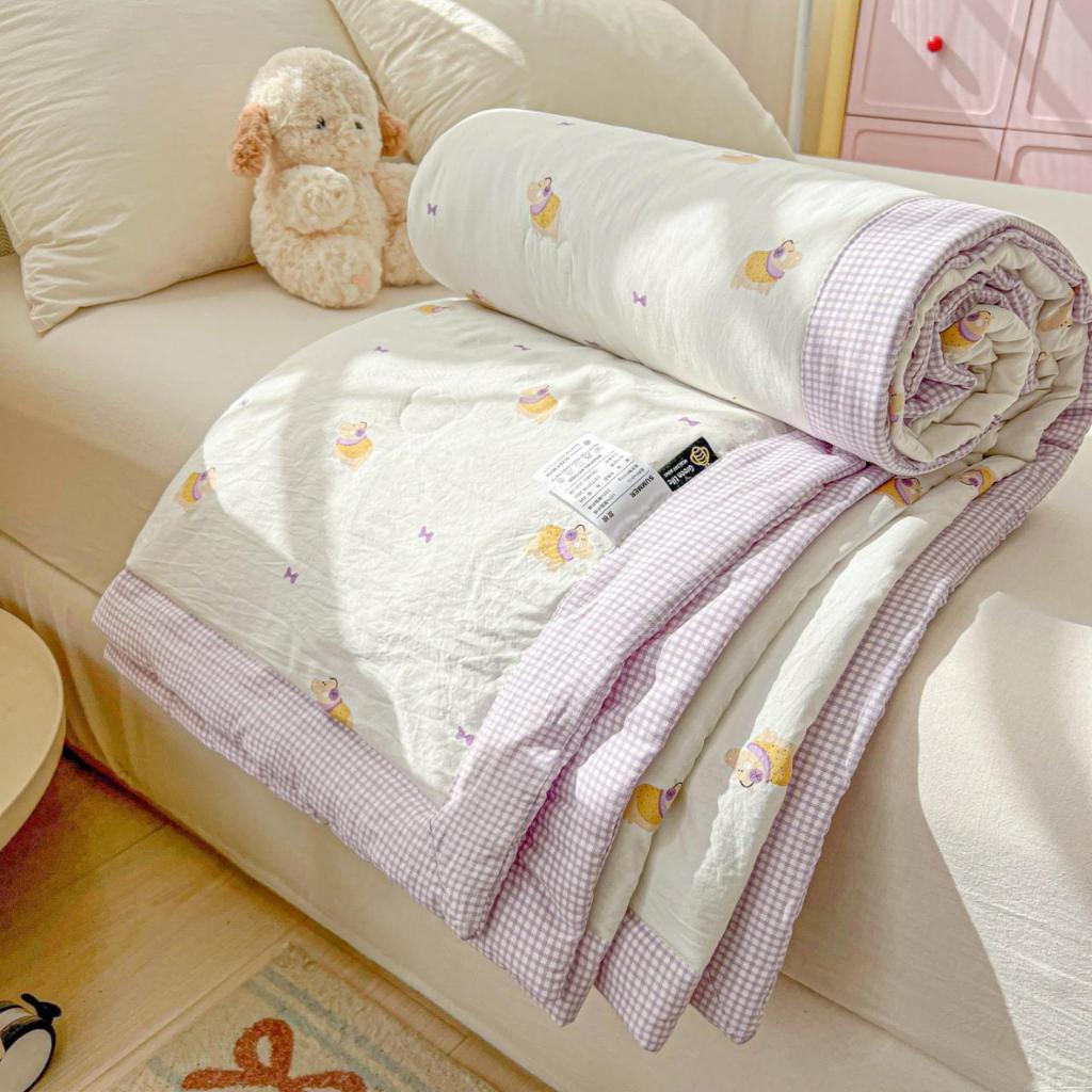 Chăn Hè Cotton VERMOUTH Dệt 2026 Họa Tiết Zebra – Chăn Mát Nhẹ Thoáng Khí, Thấm Hút Tốt, Không Bí Lưng, Dùng Điều Hòa
