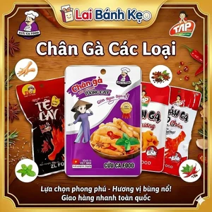 Chân Gà Các loại - Chân đôi 58g,Tê Cay 65g, Rút Xương 29g.. Tap Food, ZL Food, Cửu Ca Food