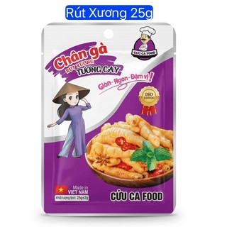 [Combo 5 Gói] Chân Gà Các loại  - Chân đôi 58g,Tê Cay 65g, Rút Xương 29g.. Tap Food, ZL Food, Cửu Ca Food