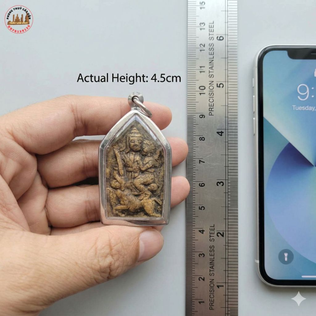 Mặt Dây Chuyền Inox Họa Tiết Cổ Điển Thailand - Phụ Kiện Trang Trí Cá Nhân Tinh Tế