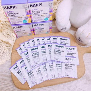 [DATE 3/2029] Bột tăng đề kháng Happi Baby Lactoferrin 100mg Hỗ Trợ Tăng Cường Miễn Dịch Đề Kháng