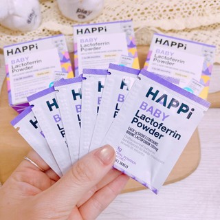 [DATE 3/2029] Bột tăng đề kháng Happi Baby Lactoferrin 100mg Hỗ Trợ Tăng Cường Miễn Dịch Đề Kháng