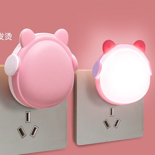 ( TẶNG SET 10 KHẨU TRANG) Đèn ngủ cắm tường hình gấu dễ thương 😍 Đèn trang trí đầy màu sắc 😍 Tiết kiệm điện năng