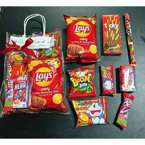 (10-50c) Túi đựng bánh kẹo, quà tặng.  Kích thước 25x30cm