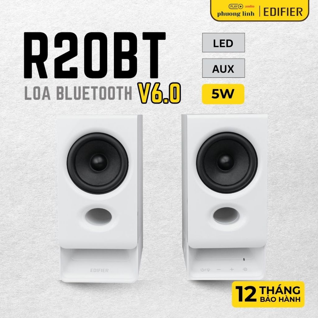 Loa bluetooth Edifier R20BT, loa vi tính để bàn Led, có App chỉnh EQ ...