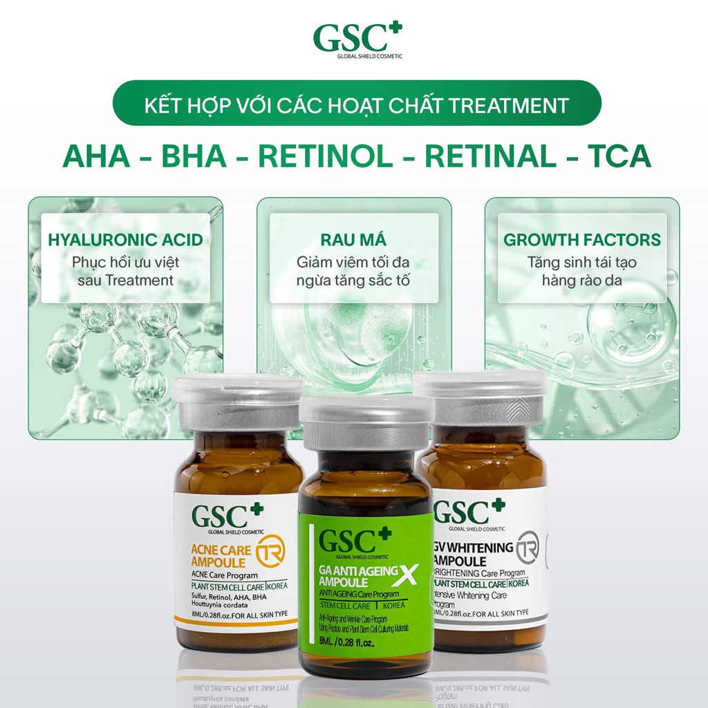 GSC GA Anti-Aging Ampoule X Tế bào gốc chống lão hóa
