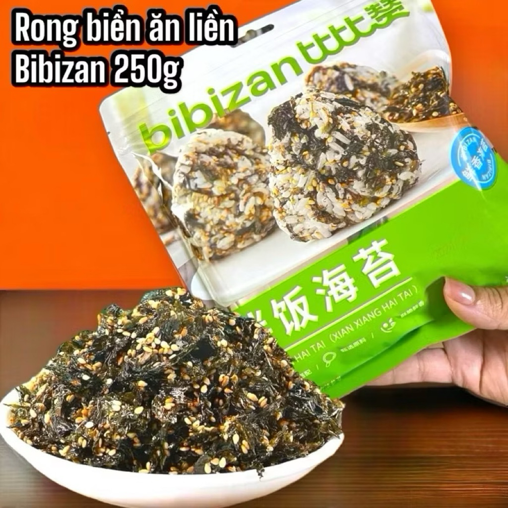🍙 [COMBO 3 GÓI] Rong Biển Rắc Cơm Bibizan - Giòn Tan, Đậm Vị, Tiện Lợi Cho Bé & Cả Gia Đình