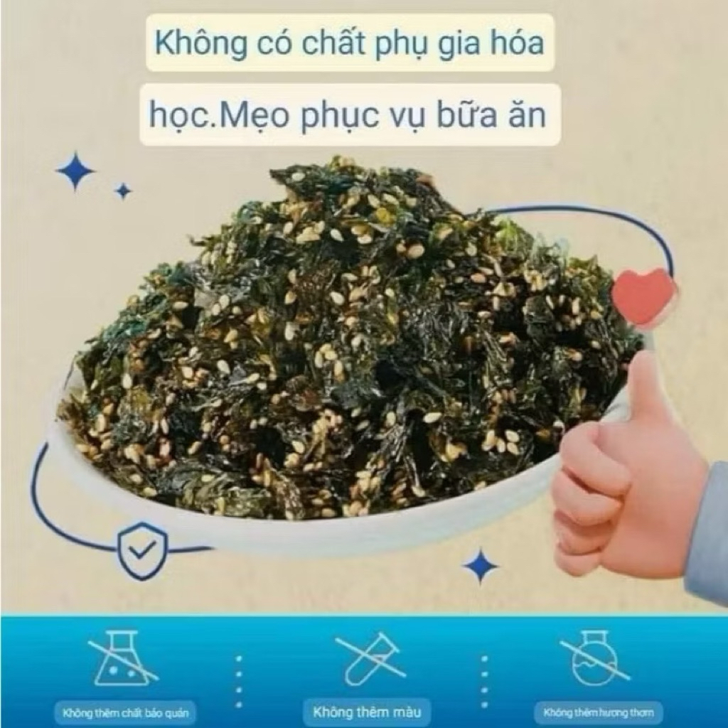 🍙 [COMBO 3 GÓI] Rong Biển Rắc Cơm Bibizan - Giòn Tan, Đậm Vị, Tiện Lợi Cho Bé & Cả Gia Đình