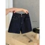 Quần Short Jean ZYND - Quần short denim xanh đậm BIGSIZE cúc cài họa tiết tôn eo mông phối đồ cực đẹp DĐ-M8748