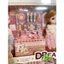 Búp bê công chúa cho bé kèm phụ kiện bàn trà mini – Set đồ chơi búp bê dễ thương, đồ chơi dành cho bé gái - 6643
