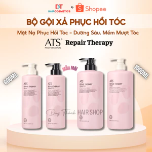 Bộ Gội Xả Mặt Nạ Phục Hồi Tóc Hư Tổn ATS Repair Therapy 600ml/1000ml – Dưỡng Sâu, Mềm Mượt, Hàn Quốc