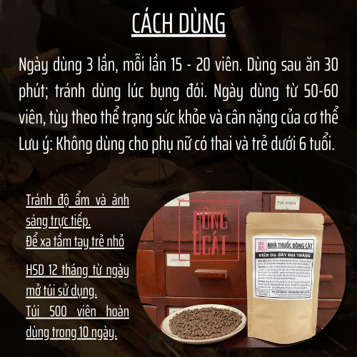 Viên Thống Phong (Gút) - Đông Cát Đường - Rối Loạn Chuyển Hóa Acid Uric, viêm sưng ổ khớp - 500v