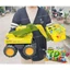 Xe công trình máy xúc cho bé kèm giỏ đồ chơi khủng long – Xe nâng cỡ lớn, bánh siêu to 719-27