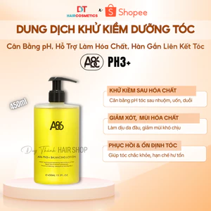 Khử Kiềm Tóc A86 pH3+ Chính Hãng 450ml – Cân Bằng pH, Hỗ Trợ Làm Hóa Chất, Hàn Gắn Liên Kết Tóc.