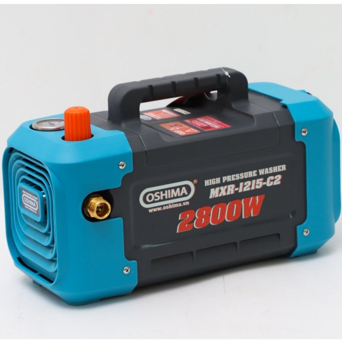 Máy Rửa xe Oshima 1215-C2, Có Chỉnh Áp, Công Suất 2.8kW, Cảm Biến Nhiệt, Bảo Hành 12 Tháng