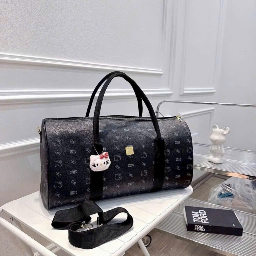 Túi du lịch hello kitty túi trống du lịch chất liệu dầy dặn túi đựng quần áo - T16