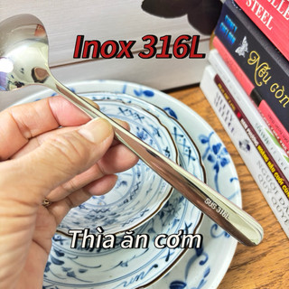 Thìa Cơm Inox 316L Cao Cấp – An Toàn, Bền Bỉ, Sang Trọng